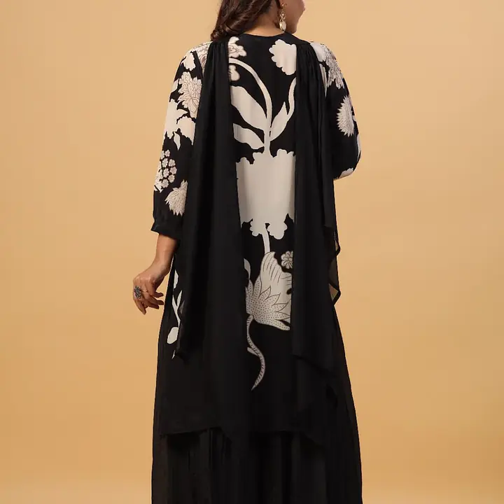 PURE MUSLIN PLAZO SET