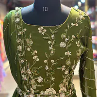 PURE CHINON INDO-FUSION GOWN