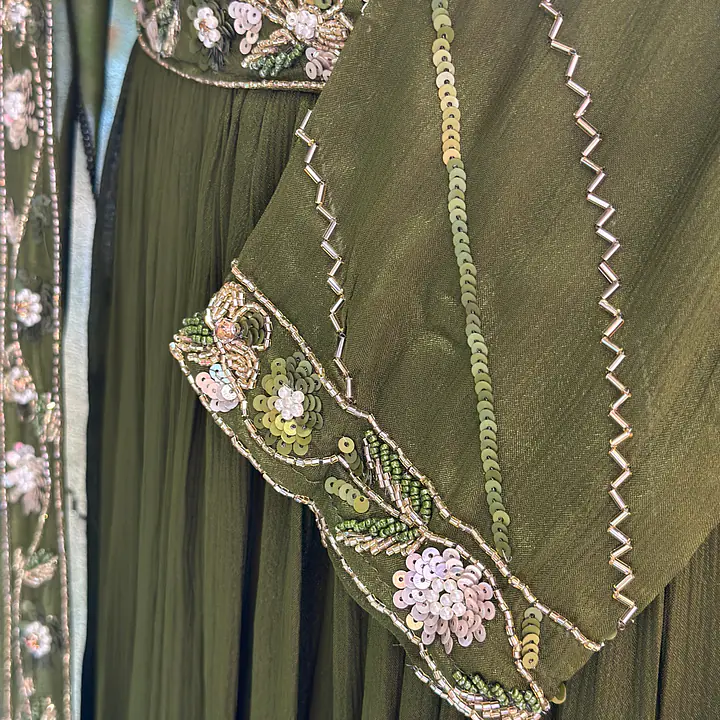PURE CHINON INDO-FUSION GOWN