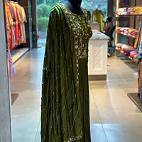PURE CHINON INDO-FUSION GOWN