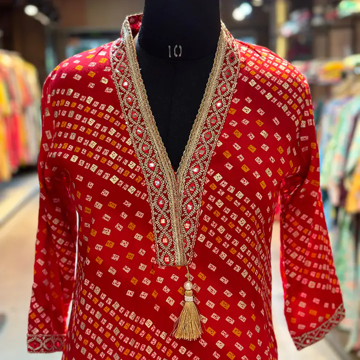 THREE PIECE BHANDEJ SUIT SET - 42