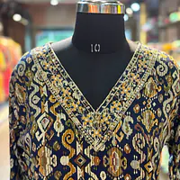 THREE PIECE RAYON SUIT SET