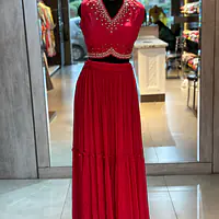 BHANDEJ LEHNGA CAP TOP SET