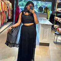 INDO-WESTERN PLAZO SET - 42