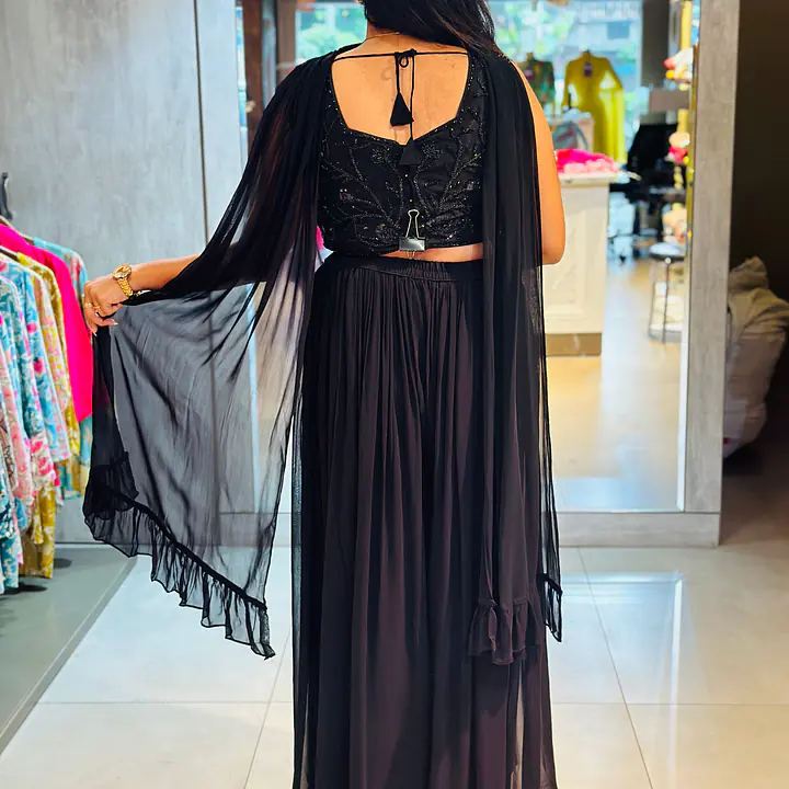 INDO-WESTERN PLAZO SET - 40