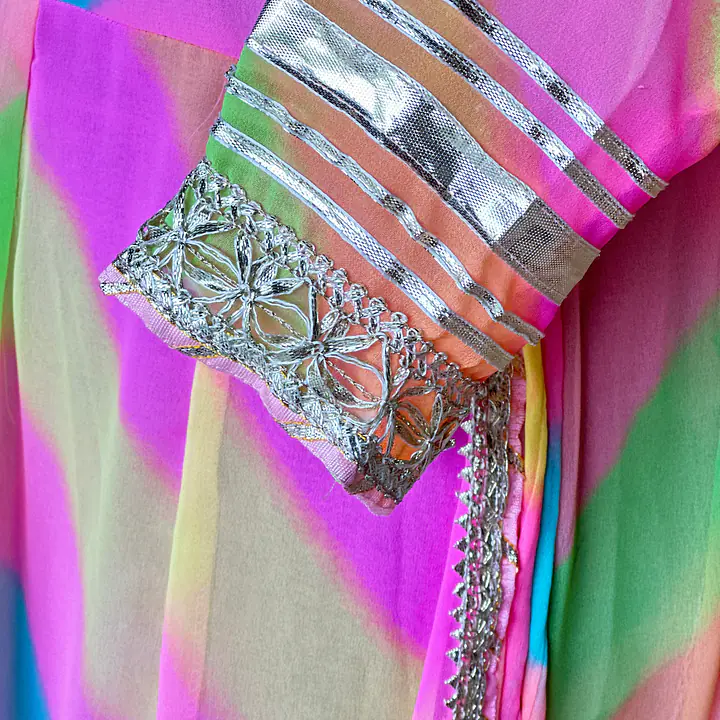 LAHRIYA ANARKALI GOWN - 42 - Light MultiColour Anarkali