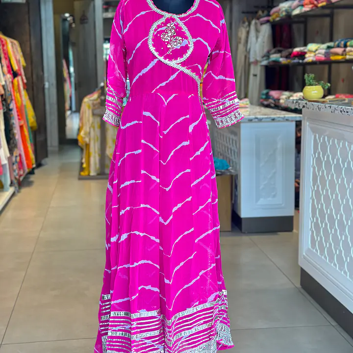 LAHRIYA ANARKALI GOWN - 44 - Light MultiColour Anarkali