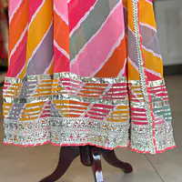 LAHRIYA ANARKALI GOWN - 44 - Dark multicolour Anarkali