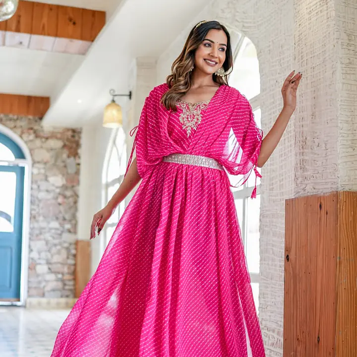 INDO-WESTERN MOTHDA GOWN - 38