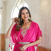 INDO-WESTERN MOTHDA GOWN