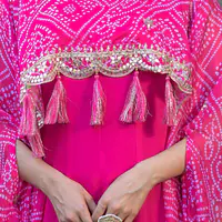 INDO-WESTERN BHANDEJ GOWN - 38 - Rani