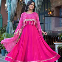 INDO-WESTERN BHANDEJ GOWN - 42 - Rani