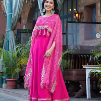 INDO-WESTERN BHANDEJ GOWN