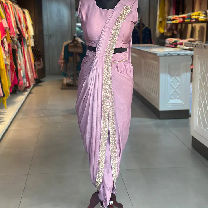 DRAPING WITH JACKET SET