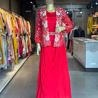 BHANDEJ JACKET INDOWESTERN SET - Red - 38