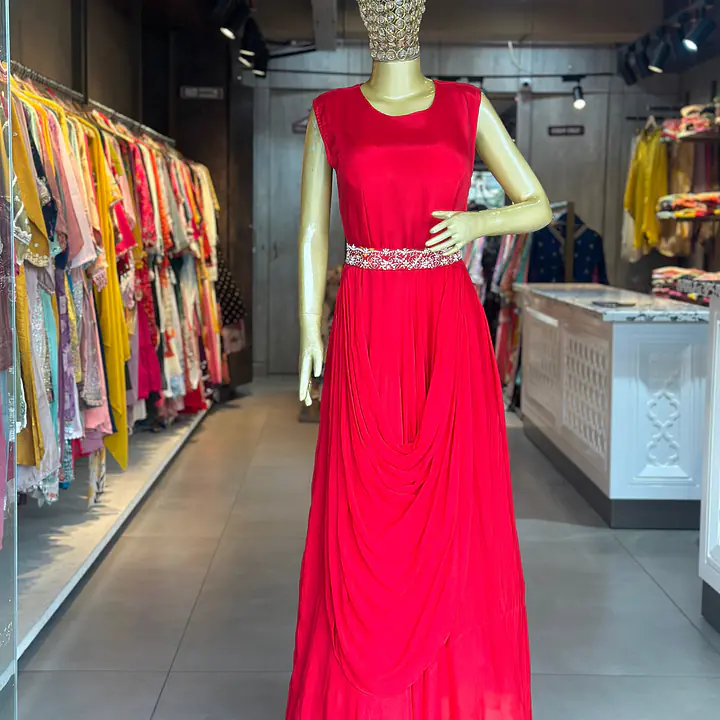 BHANDEJ JACKET INDOWESTERN SET - Red - 40