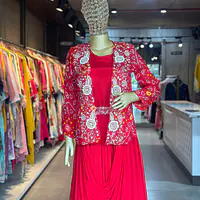 BHANDEJ JACKET INDOWESTERN SET - Red - 44