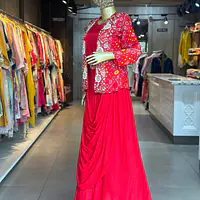 BHANDEJ JACKET INDOWESTERN SET - Red - 46