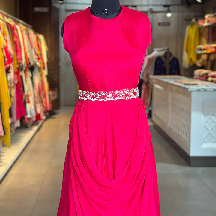 BHANDEJ JACKET INDOWESTERN SET - Rani - 46