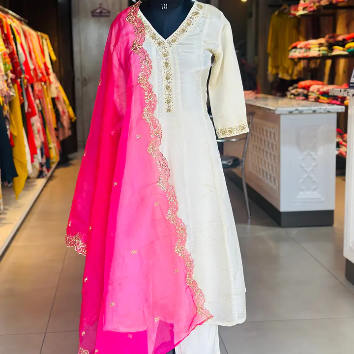 ANARKALI IN PURE ZARI TISSUE - 44