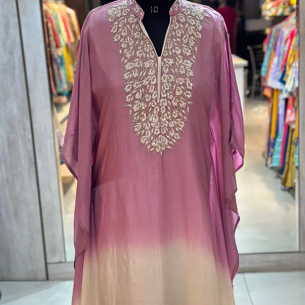 KAFTAN IN HANDWORK - Baby pink - 38