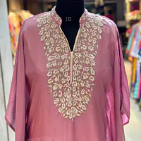 KAFTAN IN HANDWORK - Baby pink - 44