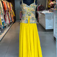 INDO-FUSION PLAZO SET - Rani - 38