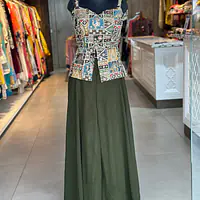 INDO-FUSION PLAZO SET - Rani - 40