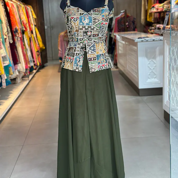 INDO-FUSION PLAZO SET - Rani - 40