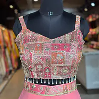 INDO-FUSION WITH SHURG SET - Peach - 40
