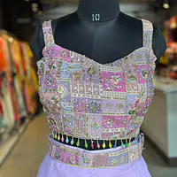 INDO-FUSION WITH SHURG SET - Lavender - 38