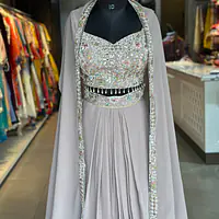 INDO-FUSION WITH SLIT SKIRT