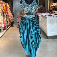 INDO-FUSION WITH DHOTI OR SHURG - Mahroon - 40