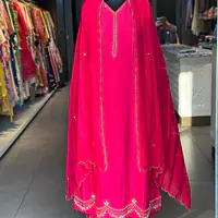 ANARKALI SUIT WITH HANDWORK - 36