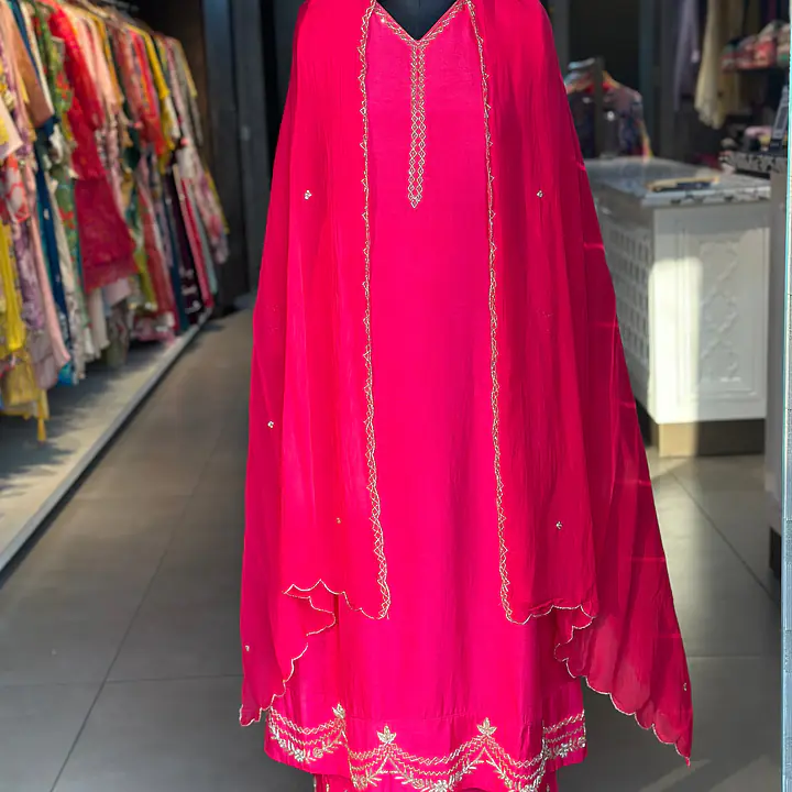 ANARKALI SUIT WITH HANDWORK - 36
