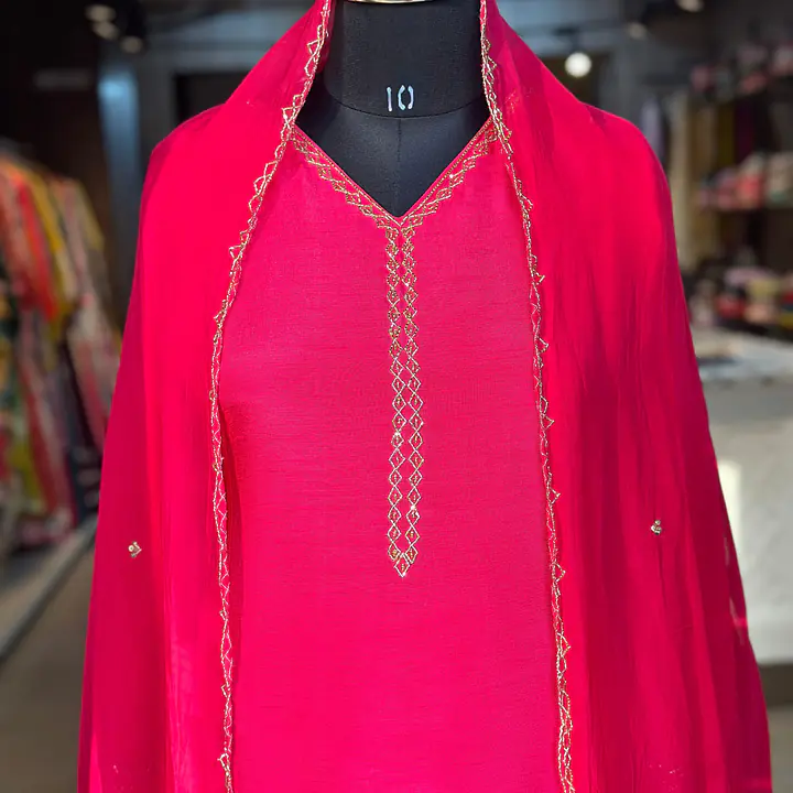 ANARKALI SUIT WITH HANDWORK - 38