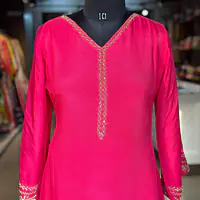 ANARKALI SUIT WITH HANDWORK - 42