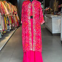 BHANDEJ GOWN WITH SHURG - 40