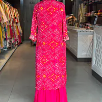 BHANDEJ GOWN WITH SHURG