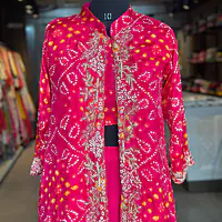 BHANDEJ GOWN WITH SHURG