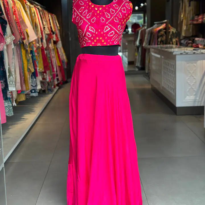 BHANDEJ GOWN WITH SHURG