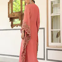 KAFTAN IN HEAVY EMBROIDERY - Off White - 40