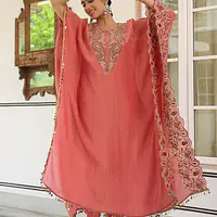 KAFTAN IN HEAVY EMBROIDERY