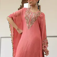 KAFTAN IN HEAVY EMBROIDERY