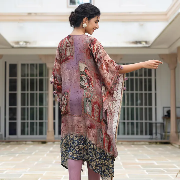 KAFTAN IN PURE CHINON