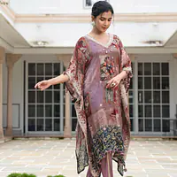 KAFTAN IN PURE CHINON