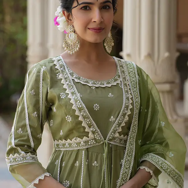 ANARKALI WITH INDO-FUSION - 38