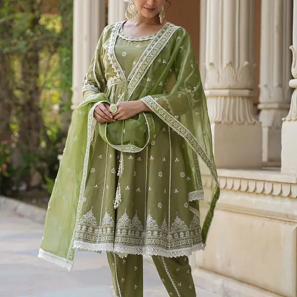ANARKALI WITH INDO-FUSION - 40