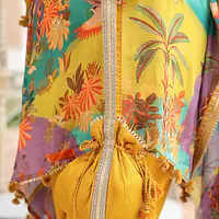 PURE CHINON KAFTAN SET - 42