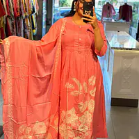 Anarkali Cotton Suit Set